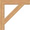 Ekena Millwork Traditional Block Smooth Bracket, Western Red Cedar, 5 1/2"W x 38"D x 38"H BKT06X38X38TRA05SWR - alternate 2